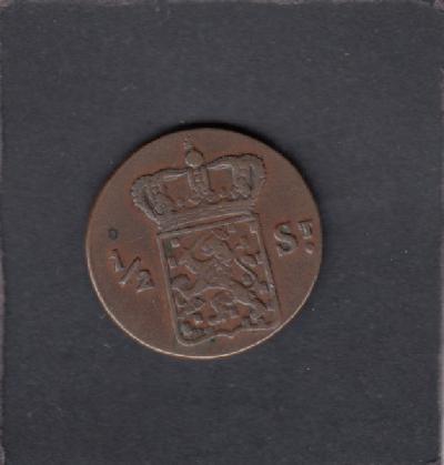 Beschrijving: 1/2 Stuiver (S681)